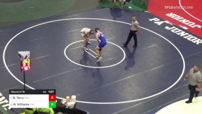 157 lbs Round Of 16 - Bode Terry, Diocese Of Erie vs Noah Williams, State College