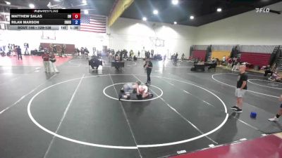 129-138 lbs Round 5 - Matthew Salas, Silverback WC vs Rilan Marson, San Marcos High School