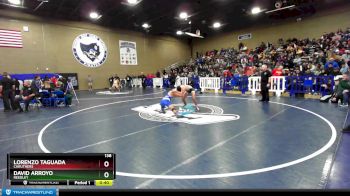 138 lbs Cons. Round 6 - David Arroyo, Reedley vs Lorenzo Taguada, Caruthers