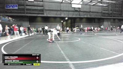 100 lbs Cons. Round 3 - Brodee Bryan, Shelton Wrestling Academy vs Colt Frazier, Greater Heights