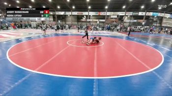 118 lbs Cons. Round 2 - Keira Littau, Eastside United vs Avery Rosecrans, Camel Kids Wrestling