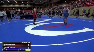 285 lbs Cons. Round 2 - William Bishop, KS vs Tucker Miller, MO