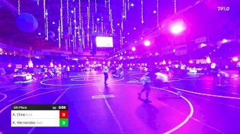 155 lbs 5th Place - Audrey Cline, Elevate Wrestling Academy vs Keren Hernandez, Unattached