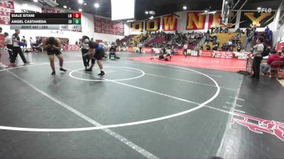285 lbs Cons. Round 2 - Siale Sitani, La Mirada vs Angel Castaneda, San Dimas