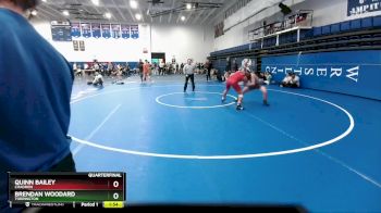 157 lbs Quarterfinal - Quinn Bailey, Chadron vs Brendan Woodard, Torrington