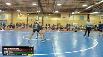 184 lbs Cons. Round 4 - Gabe Vasa, Unattached vs Pablo Hernandez, UN Clackamas Community College