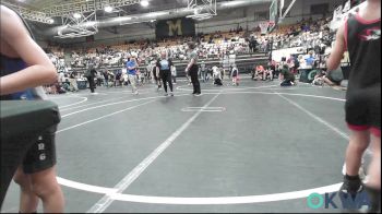 52 lbs Consi Of 8 #1 - Michael Fabela, Chickasha Youth Wrestling vs Nicolas Diaz, Bridge Creek Youth Wrestling