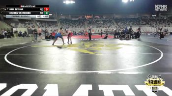 B6A-285 lbs Champ. Round 1 - Heyden Whiteside, Piedmont vs Liam Taylor, Ponca City