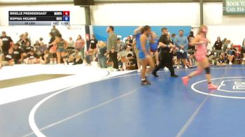 58 lbs Rr Rnd 5 - Brielle Prendergast, MGW Death By Chocolate - W vs Sophia Holmes, Michigan Wrestling Academy - W