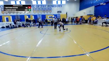126 lbs Cons. Semi - Landon Davis, Harmony vs Matthew Haake, Vero Beach Senior