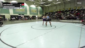 287 lbs Champ. Round 1 - Jonathan Bartlett, Mira Mesa vs Duke Gonzalez, St Augustine