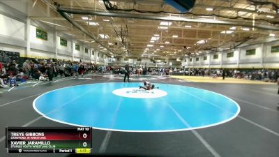 80 lbs Round 1 - Treye Gibbons, Crawford Jr Wrestling vs Xavier Jaramillo, Sturgis Youth Wrestling Club