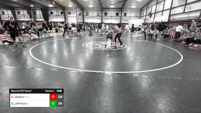 132 lbs Round 2 (8 Team) - Drake Johnson, Juab vs Dustyn Deakin, Bear River