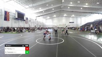 89 lbs Rr Rnd 1 - Breckon Young, Aces Wrestling Academy vs Benjamin Toscano, Gold Rush Wrestling
