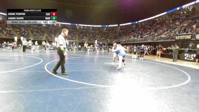 200 lbs Round Of 32 - Josie Fortin, Fort LeBoeuf vs Abbie Darr, Warren