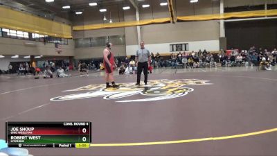 285 lbs Cons. Round 4 - Robert West, Lycoming vs Joe Shoup, Ohio Wesleyan