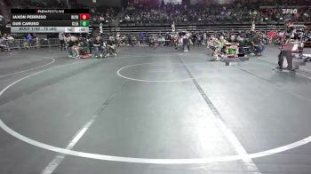 75 lbs Round Of 16 - Jaxon Perruso, Ruthless WC vs Gus Caruso, Clearview