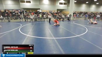 145 lbs Champ. Round 1 - Gabriel Metzler, WI vs Keaton Moeller, IA