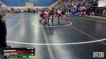 1 - 190 lbs Quarterfinal - Daniel Hutton, Chilhowie vs AJ Ashworth, Galax