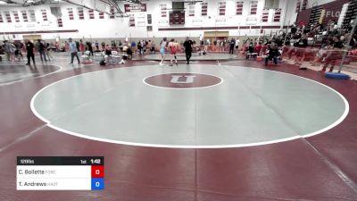 126 lbs Consi Of 8 #2 - Christian Bollette, Force Wrestling Club vs Thomas Andrews, Haddon Twp