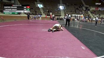 285 lbs Semifinal - Chipper Creager, Life U - NCWA vs Zachary Bailey, Life U - NCWA