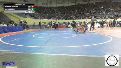 113 lbs Round Of 32 - Kiowyn Deaton, Grove vs Jai Robbins, Bixby