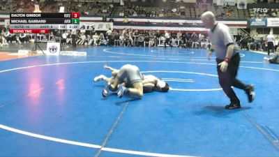 174 lbs Placement (16 Team) - Michael Gabbard, Averett vs Dalton Gimbor, Kutztown