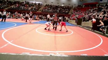 90 lbs Quarterfinal - Pippa McCall, Fort Gibson Youth Wrestling vs Aiden Smith, Glenpool Youth Wrestling