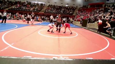 90 lbs Quarterfinal - Pippa McCall, Fort Gibson Youth Wrestling vs Aiden Smith, Glenpool Youth Wrestling