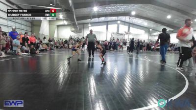 47 lbs Rr Rnd 3 - Rayden Reyes, Sperry Wrestling Club vs Bradley Francis, Team Tulsa Wrestling Club