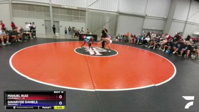 126 lbs Placement Matches (8 Team) - Manuel Ruiz, California 2 vs Davarvise Daniels, Arkansas