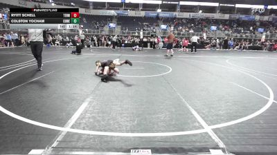 72 lbs 3rd Place - Ryitt Schell, Terminator Wrestling Academy vs Colston Yocham, Coweta