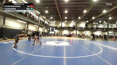 138Yellow lbs Rr Rnd 1 - Jayden Duncanson, Tioga vs Caleb Brown, Monroe Woodbury