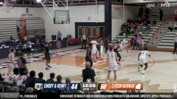 Replay: Emory & Henry vs Carson-Newman | Feb 19 @ 7 PM