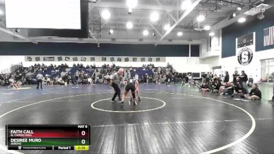 130 lbs Cons. Round 4 - Desiree Muro, Arroyo vs Faith Call, El Camino Real