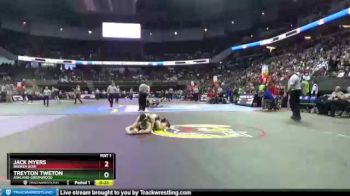 Cons. Round 1 - Jack Myers, Broken Bow vs Treyton Tweton, Ashland-Greenwood