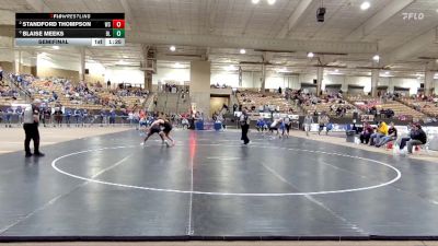 AA 190 lbs Semifinal - Blaise Meeks, Blackman High School vs Standford Thompson, West Creek High School