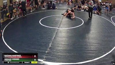 163 lbs Champ. Round 1 - Nathan Martinez, Amateur Wrestling Academy vs Deegan Hodges, Clovis High