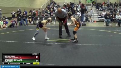 70 lbs Round 1 - Brenden Bullard, Glen Lake vs Bryce Cox, Charlotte Grapplers