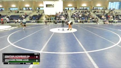 157 lbs Champ. Round 2 - Jonathan Altamirano Bautista, Pennsylvania College Of Technology vs Wenchard Pierre-Louis, Ithaca