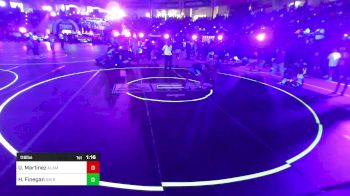 116 lbs Semifinal - Uriah Martinez, Alamosa vs Hunter Finegan, NM Bad Boyz