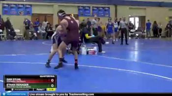 141 lbs Quarterfinal - Ethan Renager, Wheaton College (Illinois) vs Sam Stuhl, Augsburg University