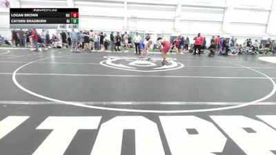 E-160 lbs Consi Of 8 #2 - Logan Brown, MD vs Cayden Bradburn, MI