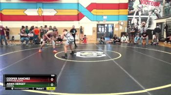 150 lbs Cons. Round 1 - Cooper Sanchez, Burns/Pine Bluffs vs Aiden Herget, Central