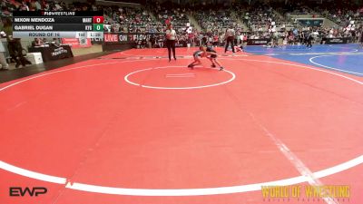52 lbs Round Of 16 - Nixon Mendoza, MANTANONA-TC vs Gabriel Dugan, Kansas Young Guns