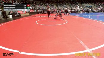 52 lbs Round Of 16 - Nixon Mendoza, MANTANONA-TC vs Gabriel Dugan, Kansas Young Guns