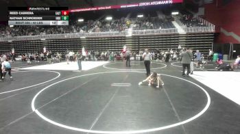 40 lbs Consi Of 4 - Reed Cabrera, Eastside United vs Nathan Schroeder, Independent