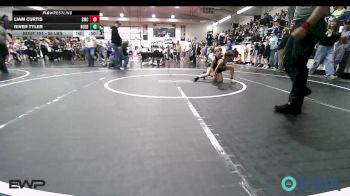 55 lbs Quarterfinal - Liam Curtis, Salina Wrestling Club vs River Tyler, Hulbert