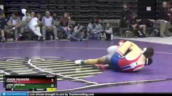 195 lbs Round 1 (8 Team) - Livai Opetaia, Blair vs Jaxon Vikander, Manhattan