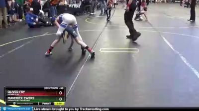 60 lbs Cons. Round 3 - Maverick Ewers, Springport Spartans vs Oliver Fry, Monroe WC